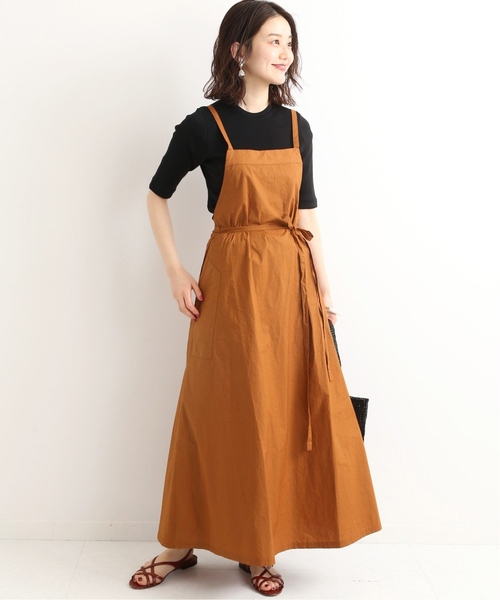 luana【IENA取扱い】インド綿 ポプリンワンピース 茶色 - メルカリ