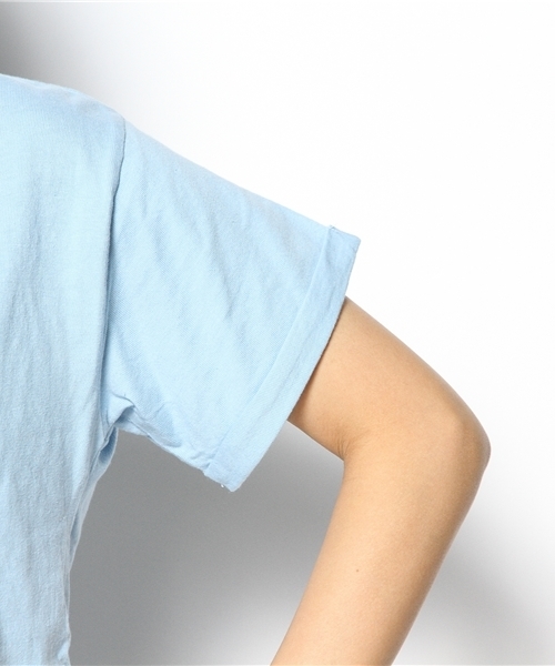 WEGO（ウィゴー）の「WEGO/Pomposo Tシャツ（Tシャツ/カットソー・レディース・アイボリー/サックスブルー・FREE）」の7枚目の写真