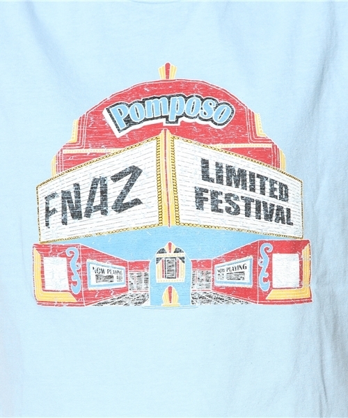 WEGO（ウィゴー）の「WEGO/Pomposo Tシャツ（Tシャツ/カットソー・レディース・アイボリー/サックスブルー・FREE）」の8枚目の写真