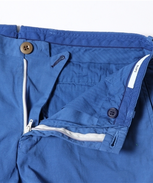 SHIPS（シップス）の「SC: カラー ガーメントダイ ノープリーツ ショーツ（チノパンツ・メンズ・ブルー/ネイビー/グリーン/ベージュ/ピンク/オフホワイト/オリーブ・MEDIUM/SMALL/LARGE/X-LARGE）」の12枚目の写真