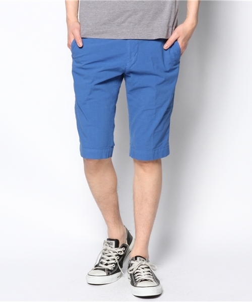 SHIPS（シップス）の「SC: カラー ガーメントダイ ノープリーツ ショーツ（チノパンツ・メンズ・ブルー/ネイビー/グリーン/ベージュ/ピンク/オフホワイト/オリーブ・MEDIUM/SMALL/LARGE/X-LARGE）」の16枚目の写真