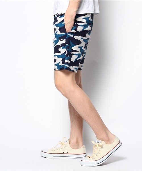 WEGO（ウィゴー）の「WEGO/カモフライージーショーツ（その他パンツ・メンズ・ブラック/ブルー・MEDIUM/LARGE）」の9枚目の写真