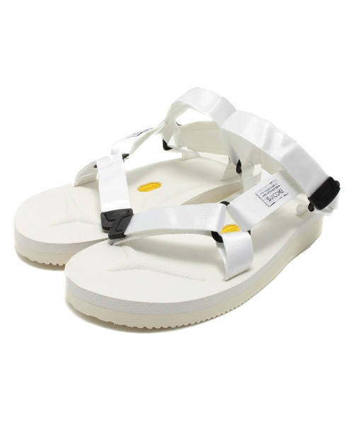 BEAMS(ビームス)の「SUICOKE×BEAMS / 別注 モノトーンストラップサンダル(サンダル・メンズ・ホワイト/ブラック・10inch/8inch/9inch)」の1枚目の写真