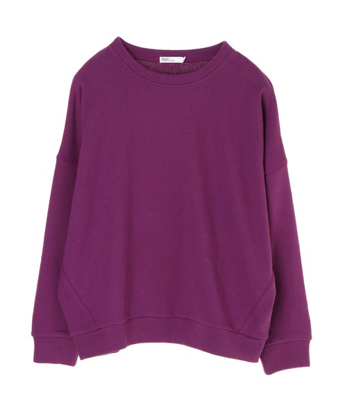 CRAFT STANDARD BOUTIQUE（クラフトスタンダードブティック）の「モックネック風裏毛スウェットプルオーバー＊（スウェット・レディース・ブラック/オフホワイト/キャメル/パープル/ブルー・M/L）」の17枚目の写真