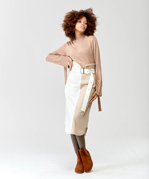 TRUNO by NOISE MAKER�i�g���m�o�C�m�C�Y���[�J�[�j�́u�o�C�J���[�n�C�E�G�X�g�X�J�[�g�i�X�J�[�g�j�v�b�z���C�g