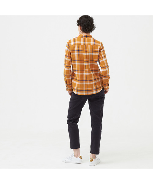 AIGLE（エーグル）の「コットン ストレッチ コーデュロイ パンツ（その他パンツ・レディース・ダークネイビー/ピンク/オレンジ・LARGE/SMALL/MEDIUM）」の4枚目の写真