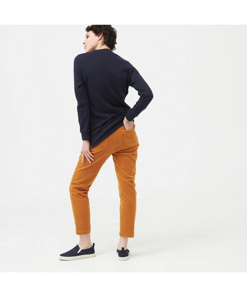 AIGLE（エーグル）の「コットン ストレッチ コーデュロイ パンツ（その他パンツ・レディース・ダークネイビー/ピンク/オレンジ・LARGE/SMALL/MEDIUM）」の13枚目の写真
