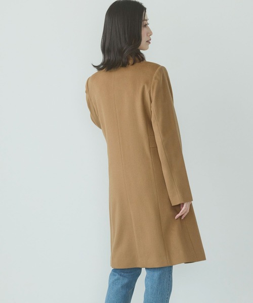 Filomo]カシミヤ100%スタンドカラーコート（ステンカラーコート