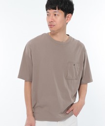 LAKOLE | スーピマ5分袖ポケットTシャツ / LAKOLE(Tシャツ/カットソー)