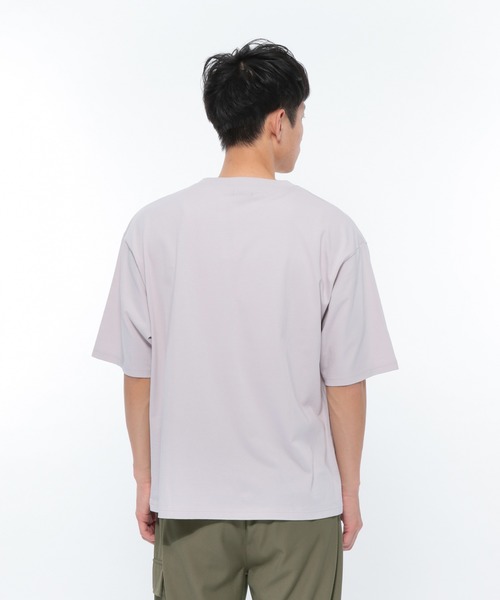 LAKOLE（ラコレ）の「スーピマ5分袖ポケットTシャツ / LAKOLE（Tシャツ/カットソー・メンズ・ホワイト/ライトグレー/ライトブラウン/クリアグリーン/ラベンダー・SMALL/MEDIUM/LARGE/X-LARGE）」の17枚目の写真