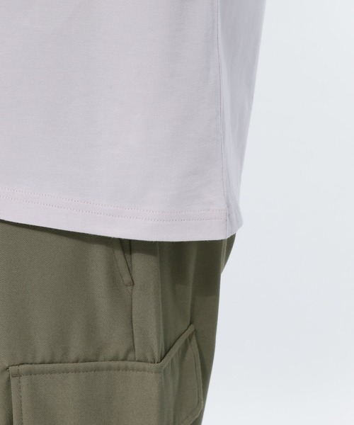 LAKOLE（ラコレ）の「スーピマ5分袖ポケットTシャツ / LAKOLE（Tシャツ/カットソー・メンズ・ホワイト/ライトグレー/ライトブラウン/クリアグリーン/ラベンダー・SMALL/MEDIUM/LARGE/X-LARGE）」の20枚目の写真