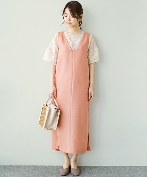 セール 何てことないｔシャツと重ねるだけでパッとかわいくなれる 魔法のようなジャンパースカート ジャンパースカート Haco ハコ のファッション通販 Zozotown