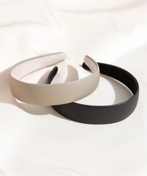 flowriri（フロウリリ）の「flowriri レザーカチューシャ（カチューシャ・レディース・ダークブラウン/ブラウン・FREE）」の21枚目の写真