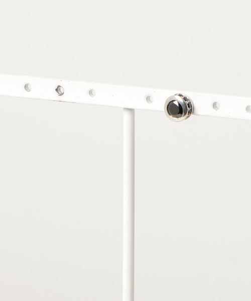 LUGG NAGG（ラグナグ）の「【LUGG NAGG SELECT/ ラグナグセレクト】シルバー925製　ラウンドセットスタッズピアス[片耳用]（ピアス（片耳用）・メンズ・ブラック/クリア・FREE）」の2枚目の写真