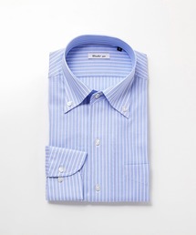 Cricket | 「Cricket 1960」クリケット1960 ワンピースカラーカラミストライプ柄長袖ドレスシャツ(シャツ/ブラウス)