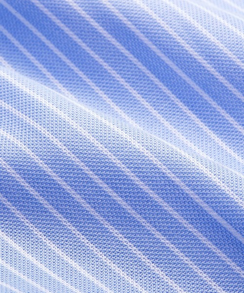 Cricket（クリケット）の「「Cricket 1960」クリケット1960 ワンピースカラーカラミストライプ柄長袖ドレスシャツ（シャツ/ブラウス・メンズ・ブルー・M/L/LL）」の6枚目の写真