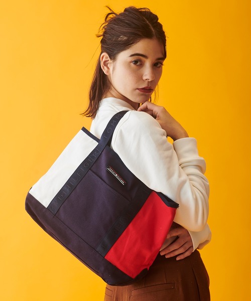 FABLE ディッツィ ネイビー ミディアム トート TOMMY HILFIGER（トミーヒルフィガー）の「【オンライン限定