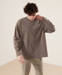 シルケットライク天竺 ワイドスリーブ L/S カットソー EMMA CLOTHES