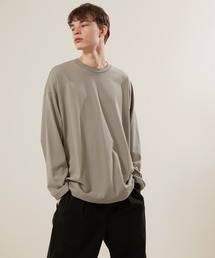 シルケットライク天竺 ワイドスリーブ L/S カットソー EMMA CLOTHES