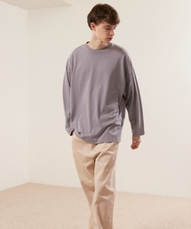 シルケットライク天竺 ワイドスリーブ L/S カットソー EMMA CLOTHES