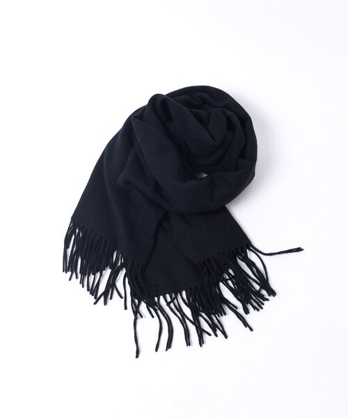 SHIPS（シップス）の「〈手洗い可能〉ウォッシャブルウールカシミヤストール◇（ストール/ショール・レディース・オフホワイト/ブラック/ブラウン/ベージュ/ライトブルー/クリーム/ブルー・ONE SIZE）」の11枚目の写真