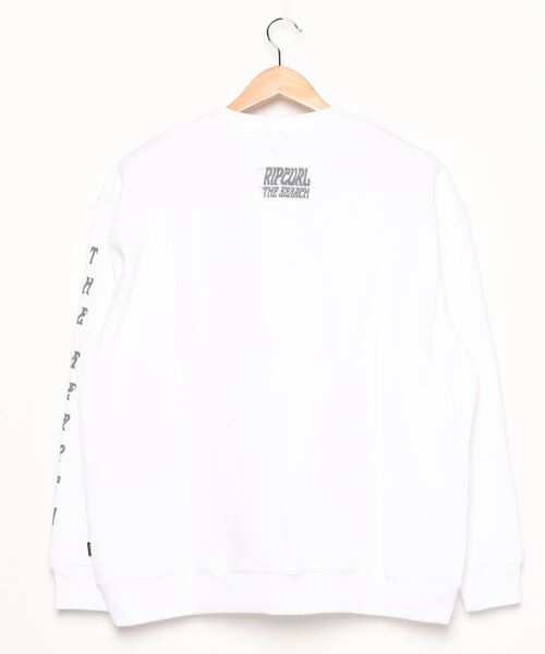 rip curl（リップカール）の「【RIP CURL リップカール】袖プリントスウェット / ユニセックス  トレーナー / ワンマイルウェア / ルームウェア（スウェット・メンズ・ホワイト/ブラック/ベージュ・MEDIUM/LARGE/X-LARGE）」の11枚目の写真