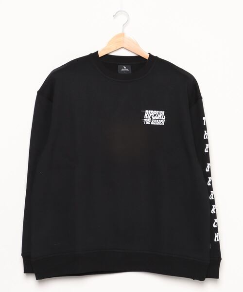rip curl（リップカール）の「【RIP CURL リップカール】袖プリントスウェット / ユニセックス  トレーナー / ワンマイルウェア / ルームウェア（スウェット・メンズ・ホワイト/ブラック/ベージュ・MEDIUM/LARGE/X-LARGE）」の12枚目の写真