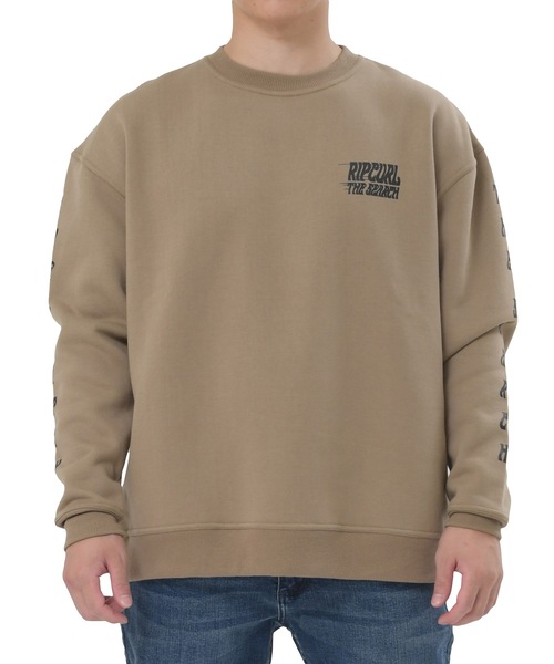rip curl（リップカール）の「【RIP CURL リップカール】袖プリントスウェット / ユニセックス  トレーナー / ワンマイルウェア / ルームウェア（スウェット・メンズ・ホワイト/ブラック/ベージュ・MEDIUM/LARGE/X-LARGE）」の22枚目の写真