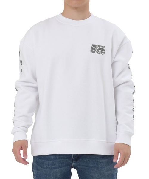 rip curl（リップカール）の「【RIP CURL リップカール】袖プリントスウェット / ユニセックス  トレーナー / ワンマイルウェア / ルームウェア（スウェット・メンズ・ホワイト/ブラック/ベージュ・MEDIUM/LARGE/X-LARGE）」の10枚目の写真