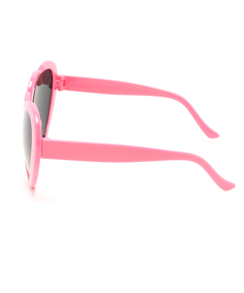 WEGO（ウィゴー）の「WEGO/ハートサングラス（サングラス・レディース・ホワイト/ライトパープル/ピンク/ライトピンク/レッド・FREE）」の6枚目の写真