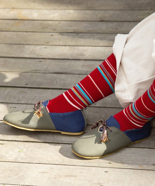 チャイハネ(チャイハネ)の「【チャイハネ】バイカラーシューズ(その他シューズ・レディース・ワインレッド/カーキ/ブラック・ONE SIZE)」の1枚目の写真