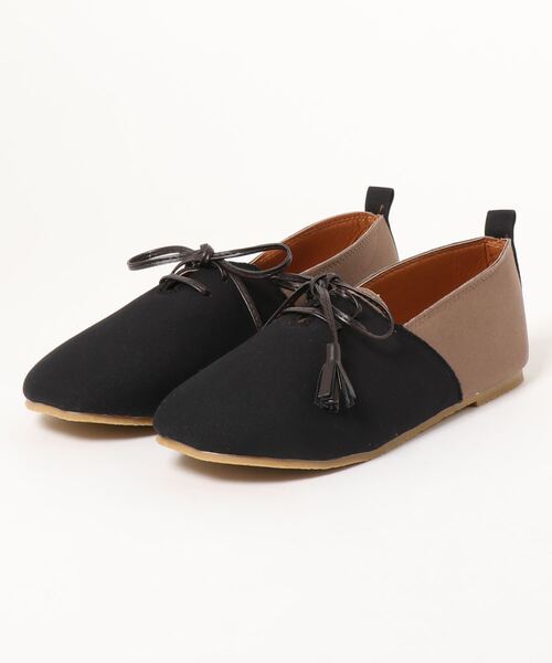 チャイハネ(チャイハネ)の「【チャイハネ】バイカラーシューズ(その他シューズ・レディース・ワインレッド/カーキ/ブラック・ONE SIZE)」の4枚目の写真