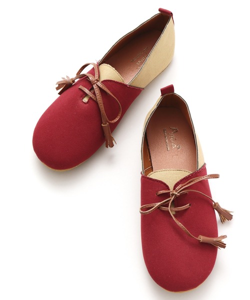 チャイハネ(チャイハネ)の「【チャイハネ】バイカラーシューズ(その他シューズ・レディース・ワインレッド/カーキ/ブラック・ONE SIZE)」の13枚目の写真