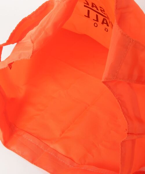 UNIVERSAL OVERALL（ユニバーサルオーバーオール）の「UNIVERSAL OVERALL 巾着ポーチ (ユニバーサルオーバーオール )(4colors)(Unisex)(SUVO-005)（エコバッグ/サブバッグ・メンズ・オレンジ/カーキ/ダークベージュ/ブラック・ONE SIZE）」の10枚目の写真