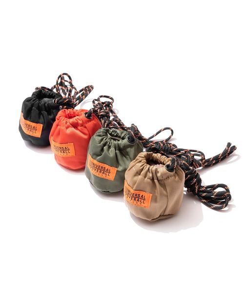 UNIVERSAL OVERALL（ユニバーサルオーバーオール）の「UNIVERSAL OVERALL 巾着ポーチ (ユニバーサルオーバーオール )(4colors)(Unisex)(SUVO-005)（エコバッグ/サブバッグ・メンズ・オレンジ/カーキ/ダークベージュ/ブラック・ONE SIZE）」の17枚目の写真