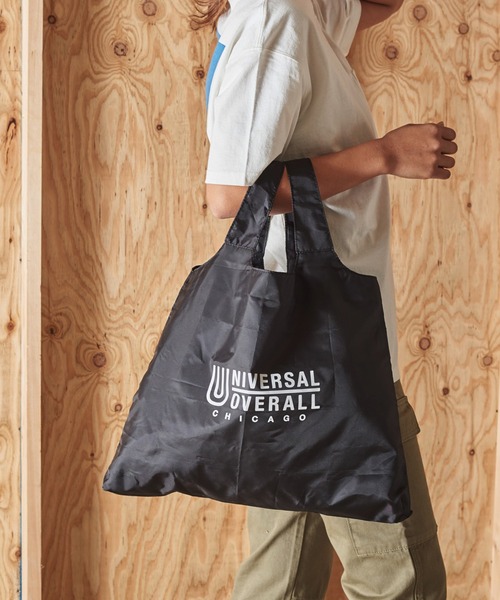 UNIVERSAL OVERALL（ユニバーサルオーバーオール）の「UNIVERSAL OVERALL 巾着ポーチ (ユニバーサルオーバーオール )(4colors)(Unisex)(SUVO-005)（エコバッグ/サブバッグ・メンズ・オレンジ/カーキ/ダークベージュ/ブラック・ONE SIZE）」の7枚目の写真