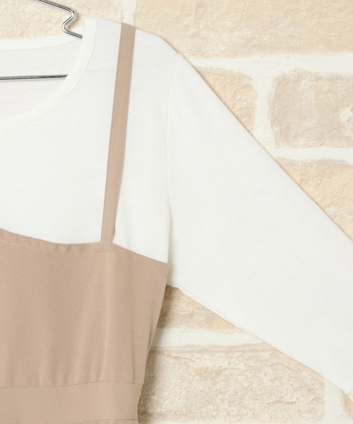 アシンメトリートレンチドッキングワンピース 1 160cm ワンピース Ikka イッカ のファッション キッズ