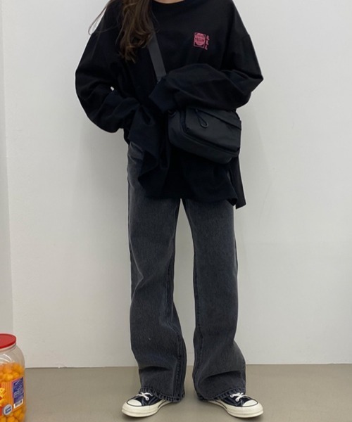 ONA(オーエヌエー)の「『ONA/オーエヌエー』2ND EARTH BASEMENT LONG SLEEVE T-SHIRT/ アース ベースメント ロングスリーブ Tシャツ(Tシャツ/カットソー・メンズ・ホワイト/チャコールグレー/ブラック/ブルー・FREE)」の21枚目の写真