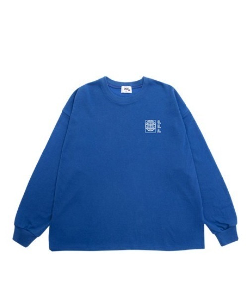 ONA(オーエヌエー)の「『ONA/オーエヌエー』2ND EARTH BASEMENT LONG SLEEVE T-SHIRT/ アース ベースメント ロングスリーブ Tシャツ(Tシャツ/カットソー・メンズ・ホワイト/チャコールグレー/ブラック/ブルー・FREE)」の6枚目の写真