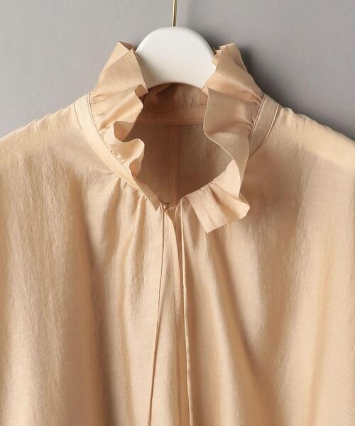 BEAUTY&YOUTH UNITED ARROWS(ビューティーアンドユースユナイテッドアローズ)の「BY ローンフリルネックブラウス(シャツ/ブラウス・レディース・ライム/シャーベット・FREE)」の16枚目の写真