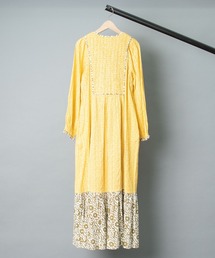 sara mallika / サラマリカ 】 COTTON LUREX DOUBLE FLOWER PRINT