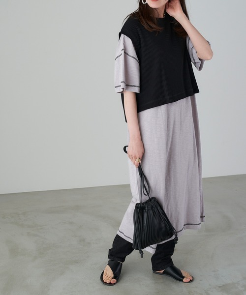 ベスト ワンピセット クルーネックベスト 配色ステッチ レイヤードtシャツワンピース ワンピース Chaco Closet チャコ ワンピース クローゼット のファッション Closet チャコ Chaco セール ベスト ワンピセット クルーネックベスト 配色ステッチ レイヤードtシャツワンピース ワンピース Chaco Closet チャコ ワンピース クローゼット のファッション Closet チャコ Chaco セール