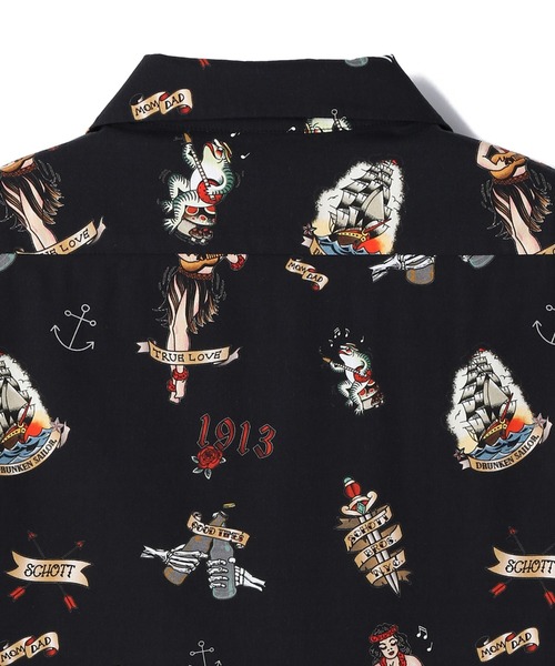 SHOTT　ハワイアンシャツ　フラガール Amazon.co.jp: [Schott NYC] [ショット] HAWAIIAN SHIRT 