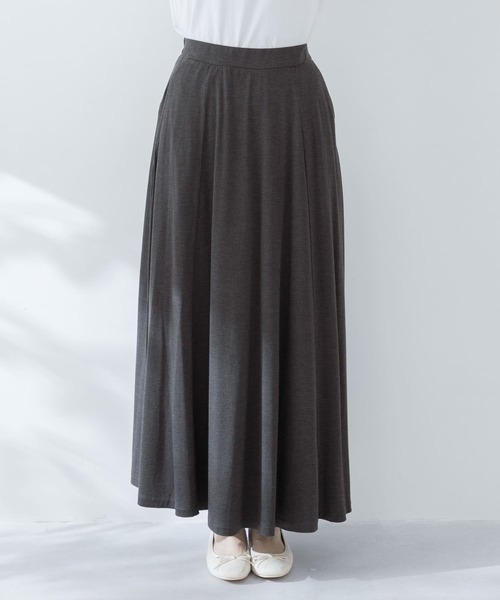 URBAN RESEARCH Sonny Label（アーバンリサーチサニーレーベル）の「カットフレアロングスカート（スカート・レディース・ダークグレー/モカ/ブラック・FREE）」の12枚目の写真