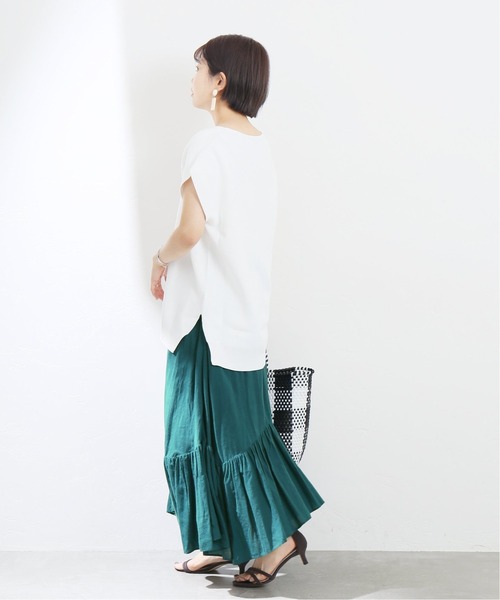 La TOTALITE(ラトータリテ)の「コットンツイルランダムスカート【手洗い可能】◆(スカート・レディース・ブルー/ブラック系その他/ピンク/ブラック/ベージュ系その他・38/36)」の15枚目の写真