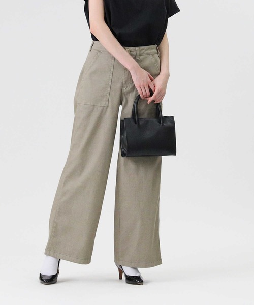 SOMETHING（サムシング）の「【SOMETHING】「COOL」 ベイカーワイドパンツ（その他パンツ・レディース・ベージュ・28inch/29inch/26inch/27inch）」の7枚目の写真