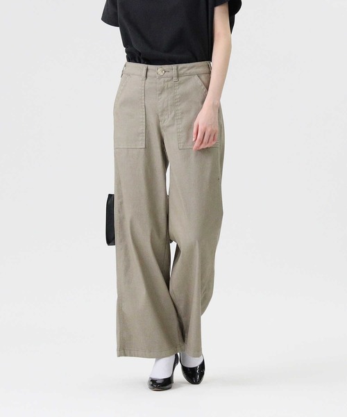 SOMETHING（サムシング）の「【SOMETHING】「COOL」 ベイカーワイドパンツ（その他パンツ・レディース・ベージュ・28inch/29inch/26inch/27inch）」の8枚目の写真