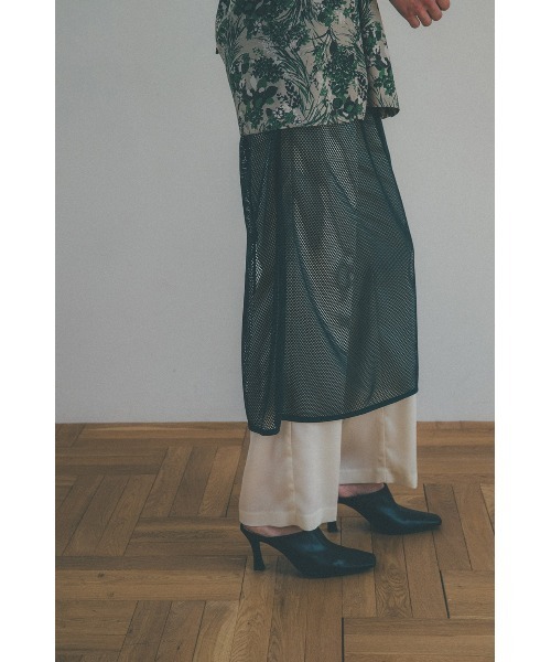 MESH LAYERED SKIRT メッシュ レイヤード スカート CLANE(クラネ)の「LAYERED MESH SKIRT(スカート)」 - WEAR