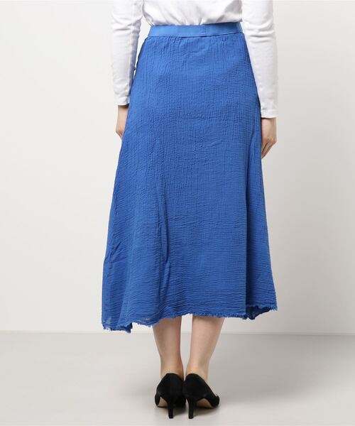 IENA(イエナ)の「【LES ATELIERS FRANCAIS DE CONFECTION】マキシスカート(スカート・レディース・ブルー/ブラック系その他/バーガンディー・FREE)」の11枚目の写真