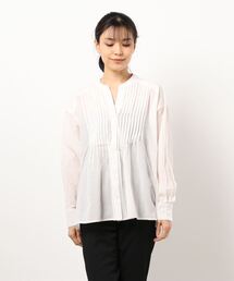 YECCA VECCA | ・ピンタックロングシャツ＊(シャツ/ブラウス)